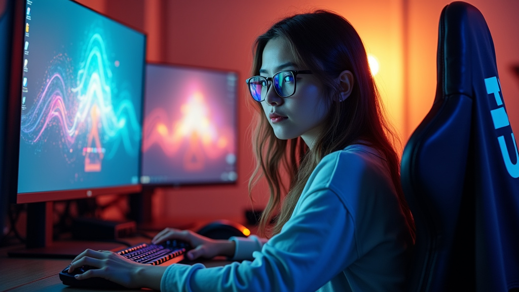 Arewilia lors d'un live Twitch avec ses abonnés