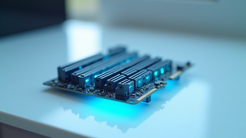 Kit RAM DDR5 32 Go avec modules noirs et éclairage RGB