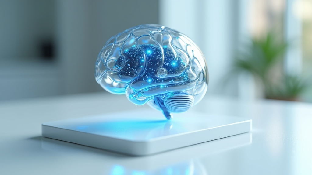 Illustration conceptuelle d'une intelligence artificielle sans filtres censurant le contenu