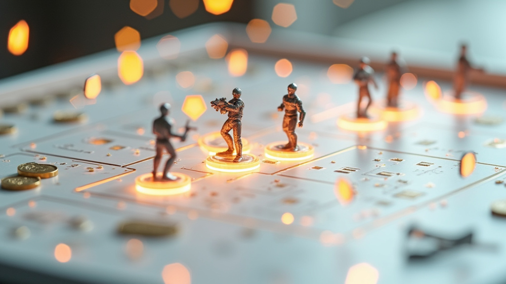 Diagramme montrant la progression d'une partie Peeba en TFT