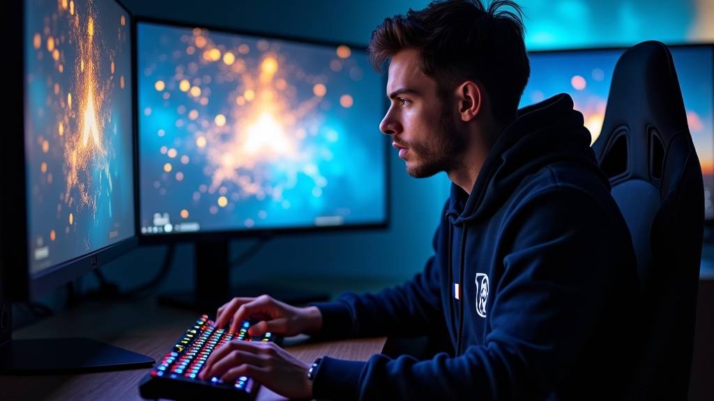 JayPL en pleine concentration pendant un match de Heroes of the Storm