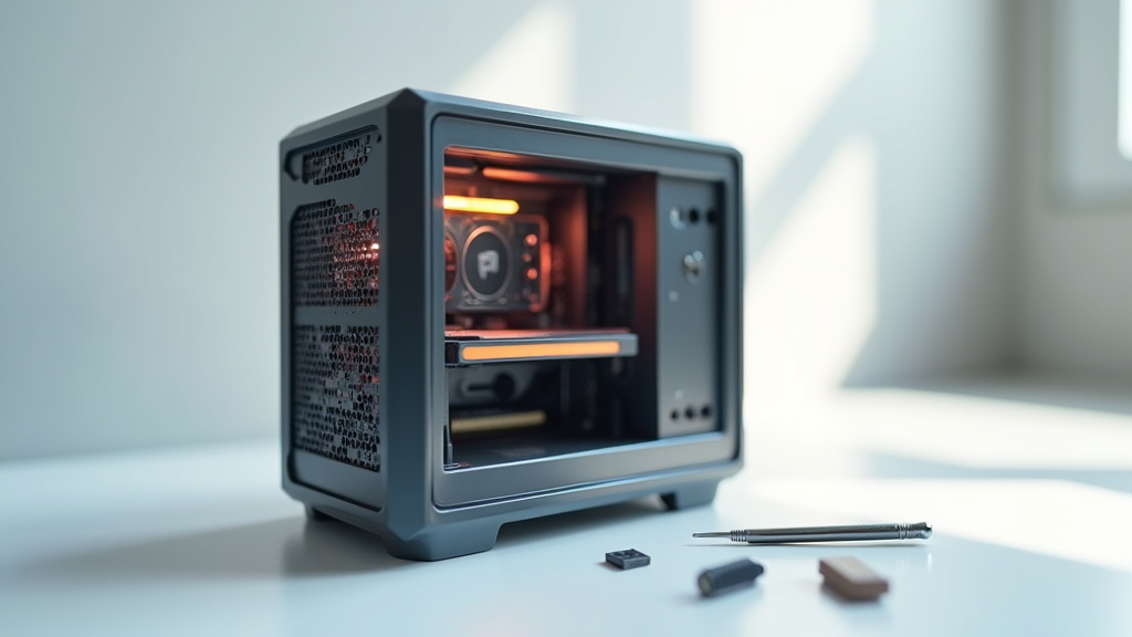 Configuration PC gaming avec carte RTX 5070 sur écran 4K