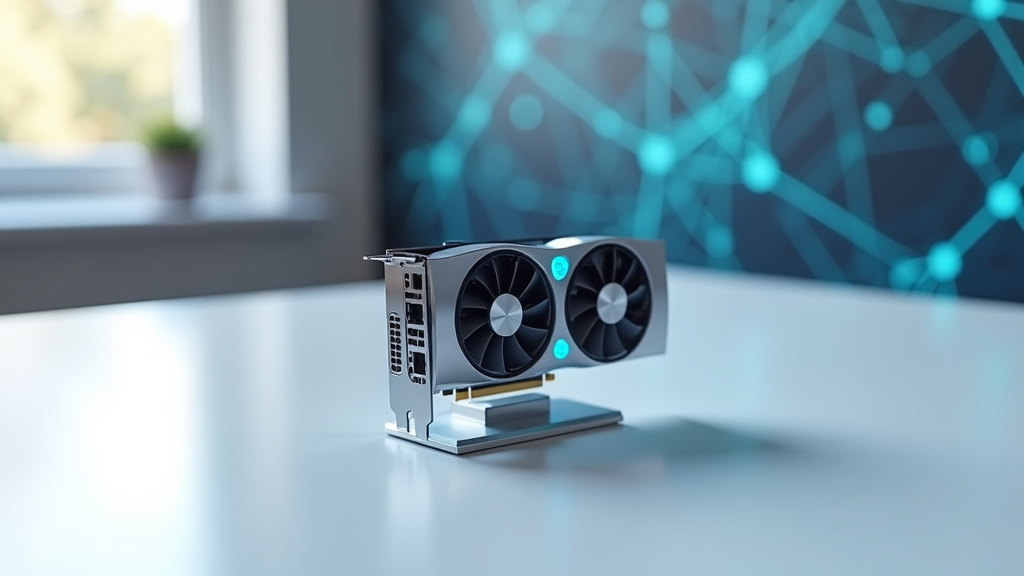 Carte graphique NVIDIA GeForce RTX 5070 12Go sur fond noir avec éclairage RGB