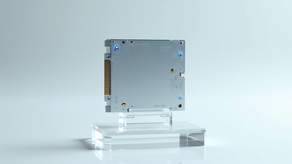 Comparaison de taille entre SSD NVMe 4To et disques durs traditionnels