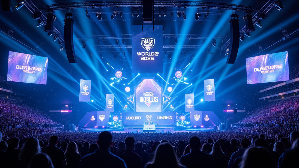 Carte des régions participantes aux Worlds 2026